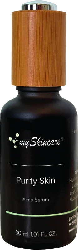 Purity Skin Serum in der Pipettenflasche