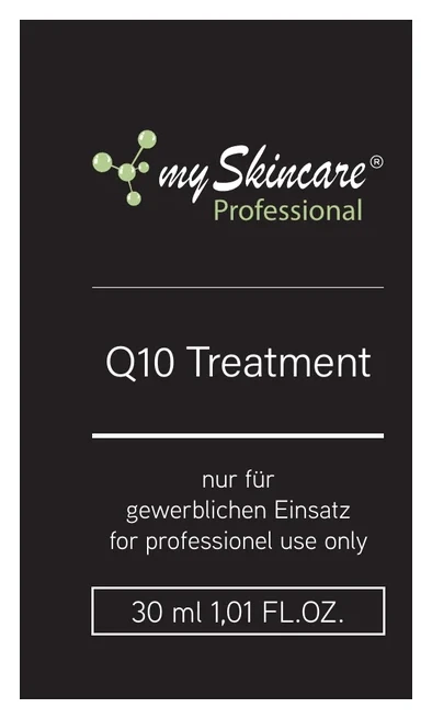 Etikett des Q10 Treatment